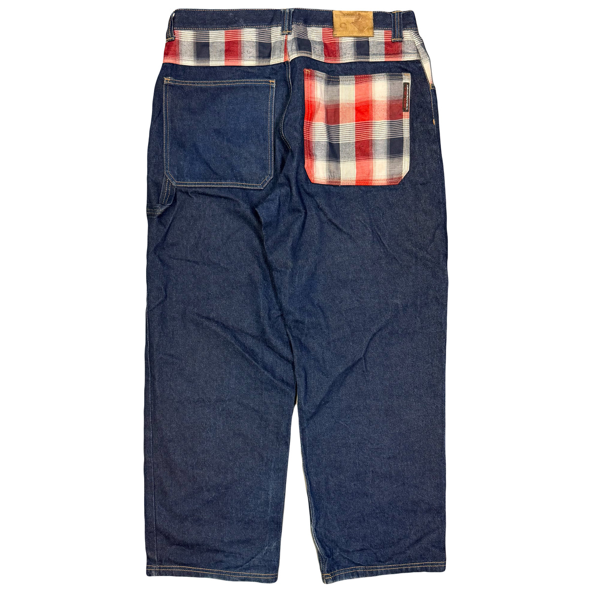 Akademiks Plaid Pocket Jeans (W38)
