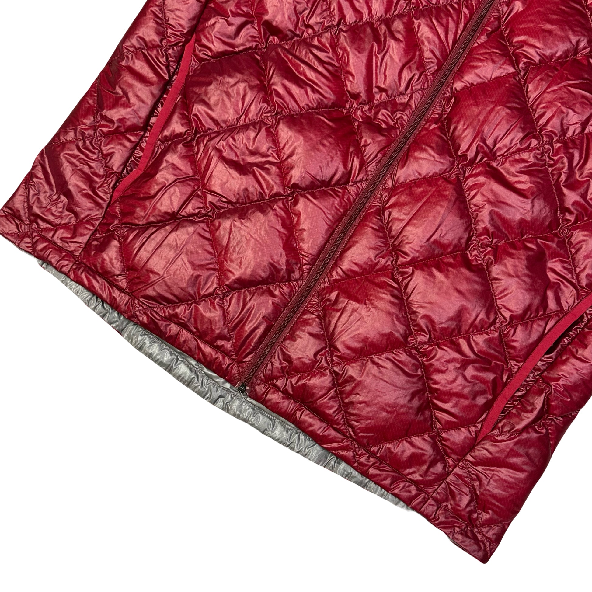 Montbell Diamond Stitch Puffer Jacket In Red ( XL ) - 1036 Emporium