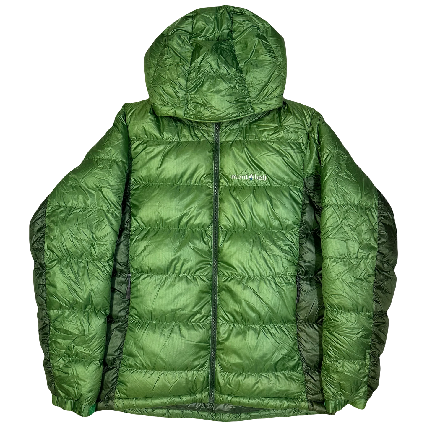 Montbell Alpine Down Parka Puffer Jacket In Green ( S )