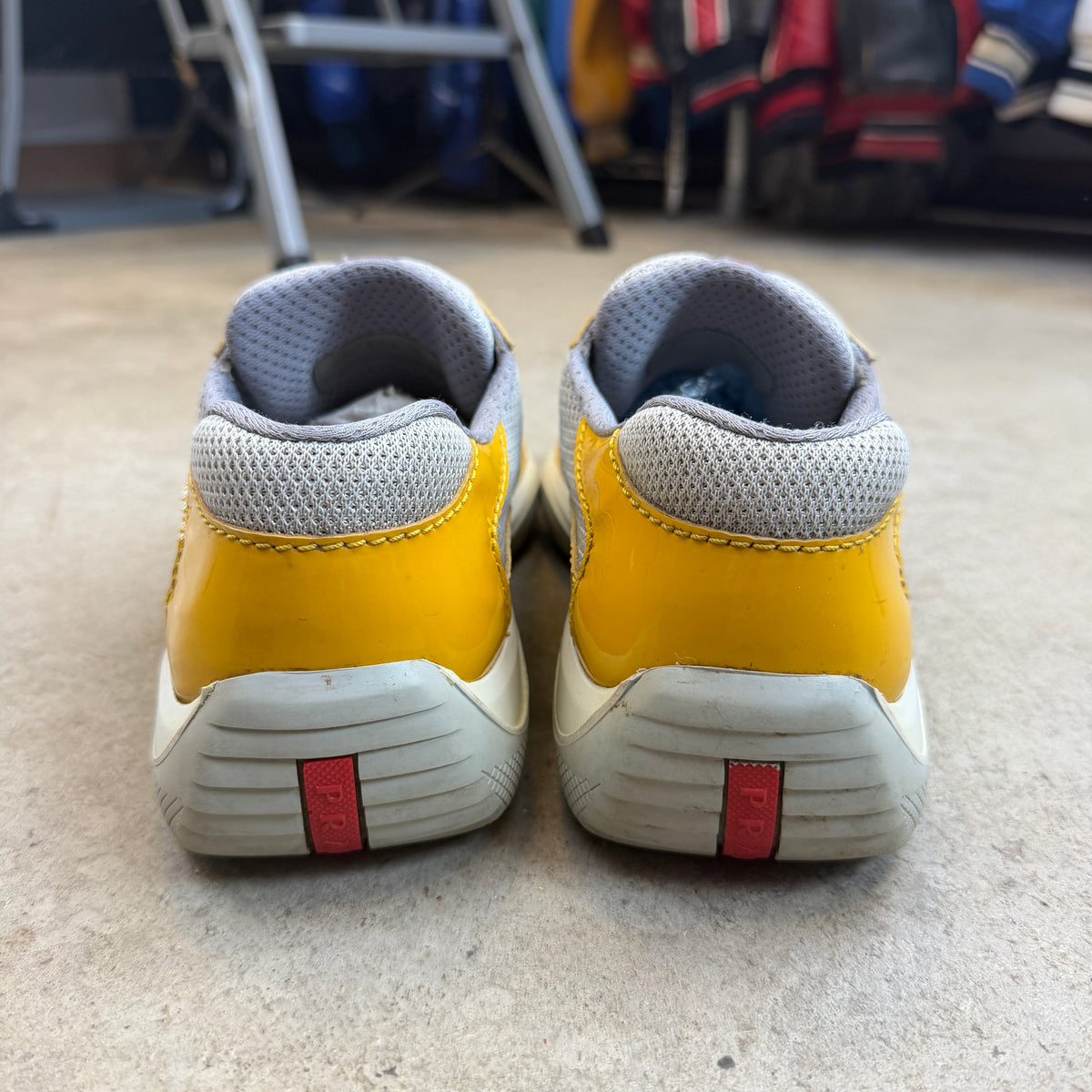 Prada America’s Cup In Sneakers In Yellow (9UK)