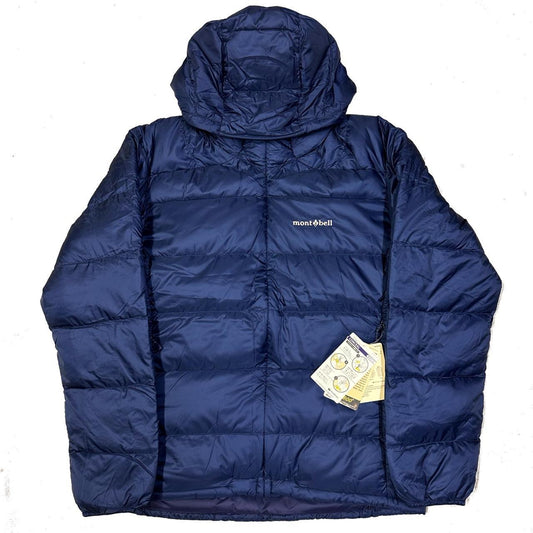 Montbell Light Alpine Down Puffer Jacket In Navy Blue ( S )