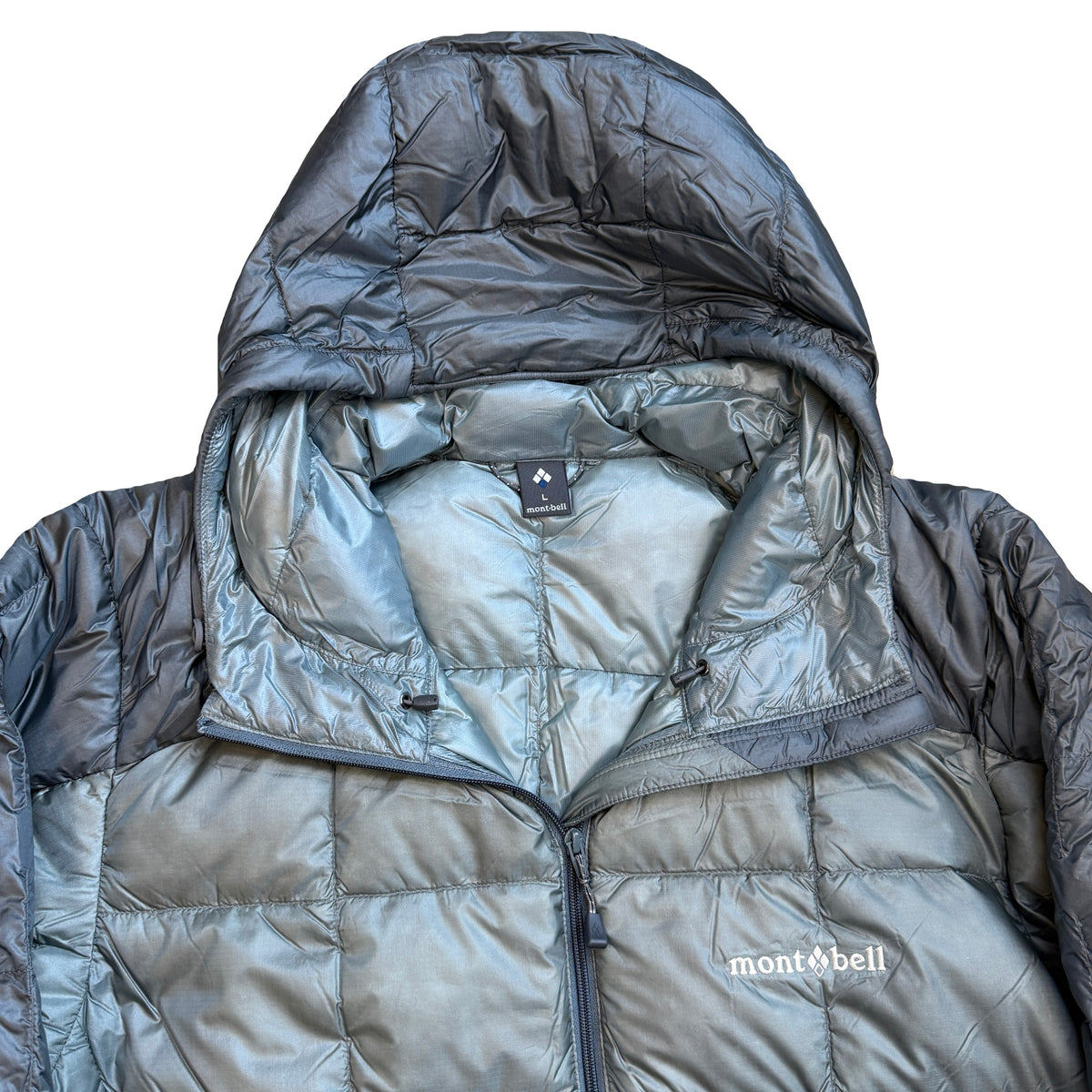 Montbell Superior Down Parka Puffer Jacket In Grey (L)