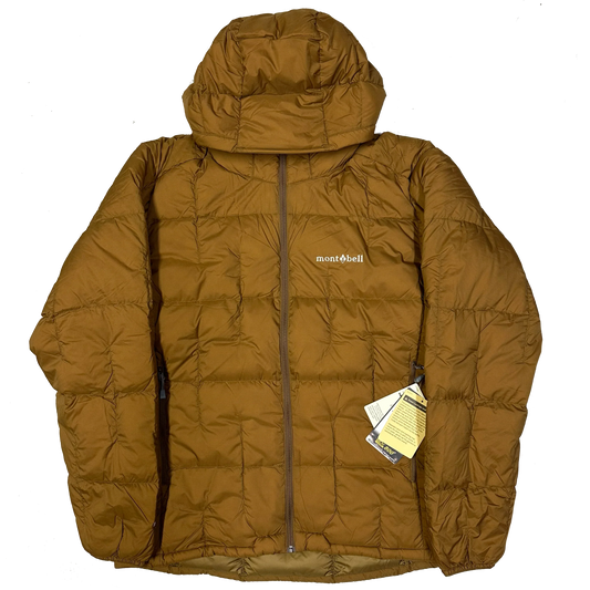 Montbell Puffer Jacket In Brown - Neige Down Parka ( L )