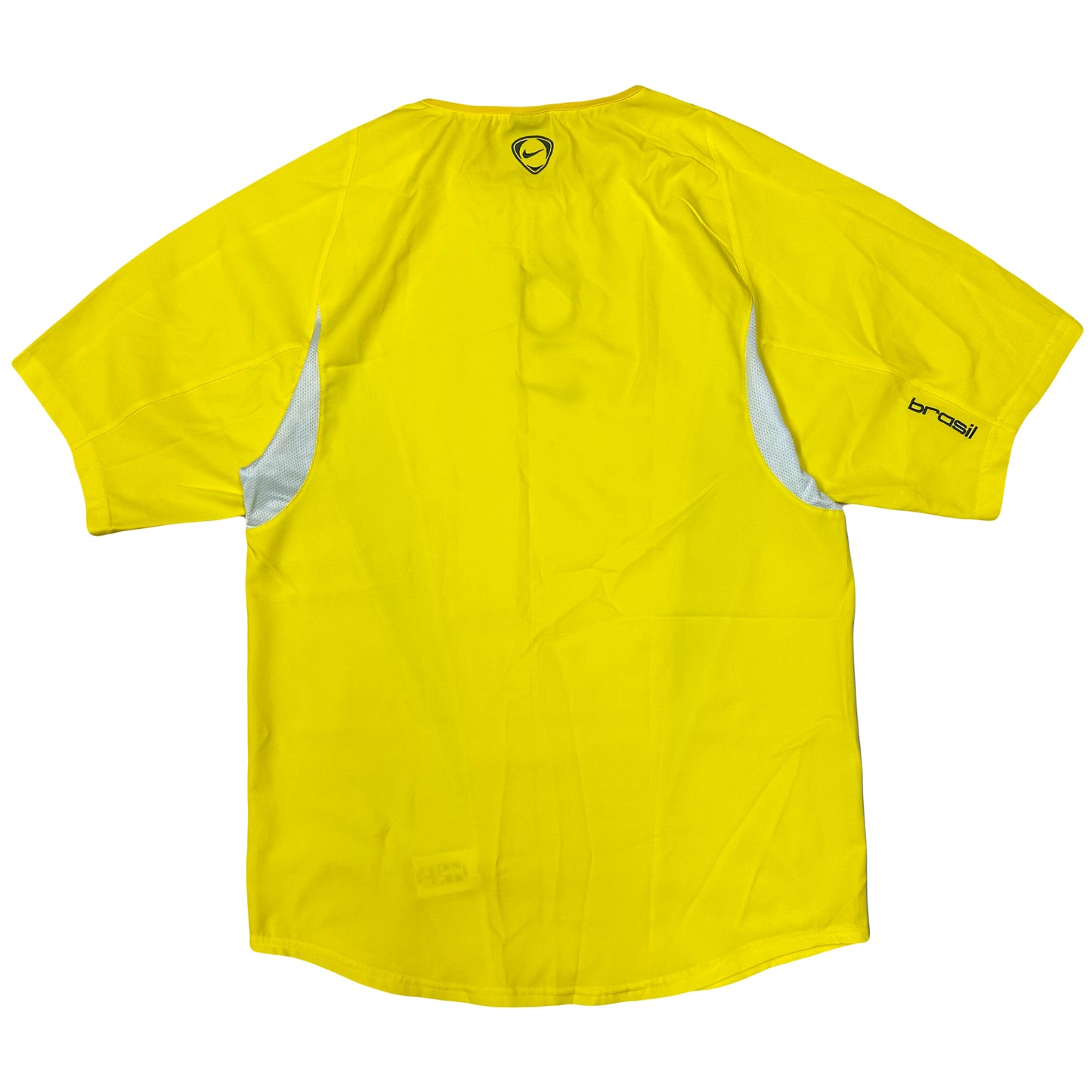 Nike Brazil 2002 Shirt In Yellow ( S )