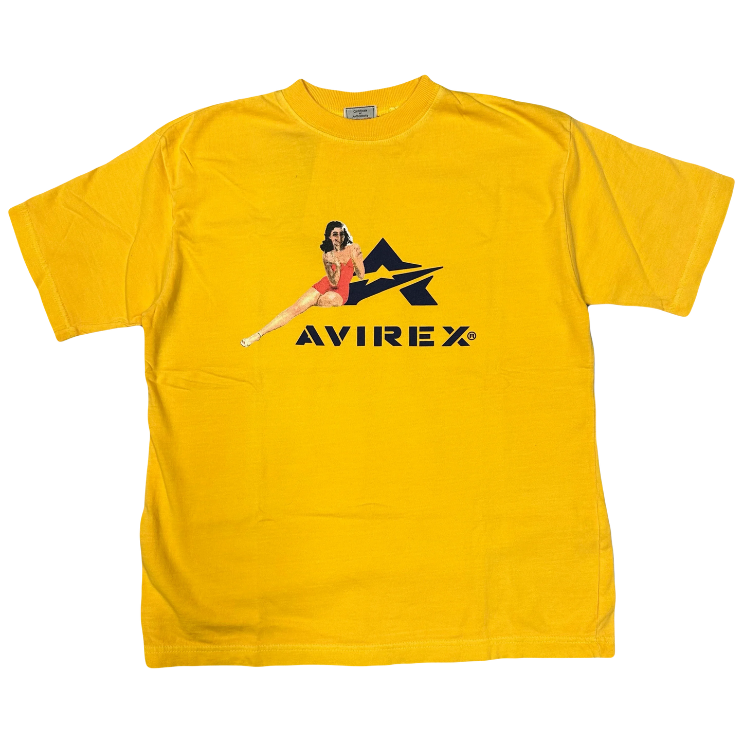 Avirex T-Shirt In Yellow ( S )