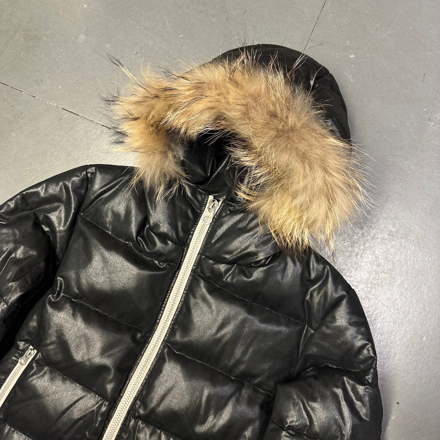 Takeo Kikuchi Puffer Jacket With Fur Hood ( M )
