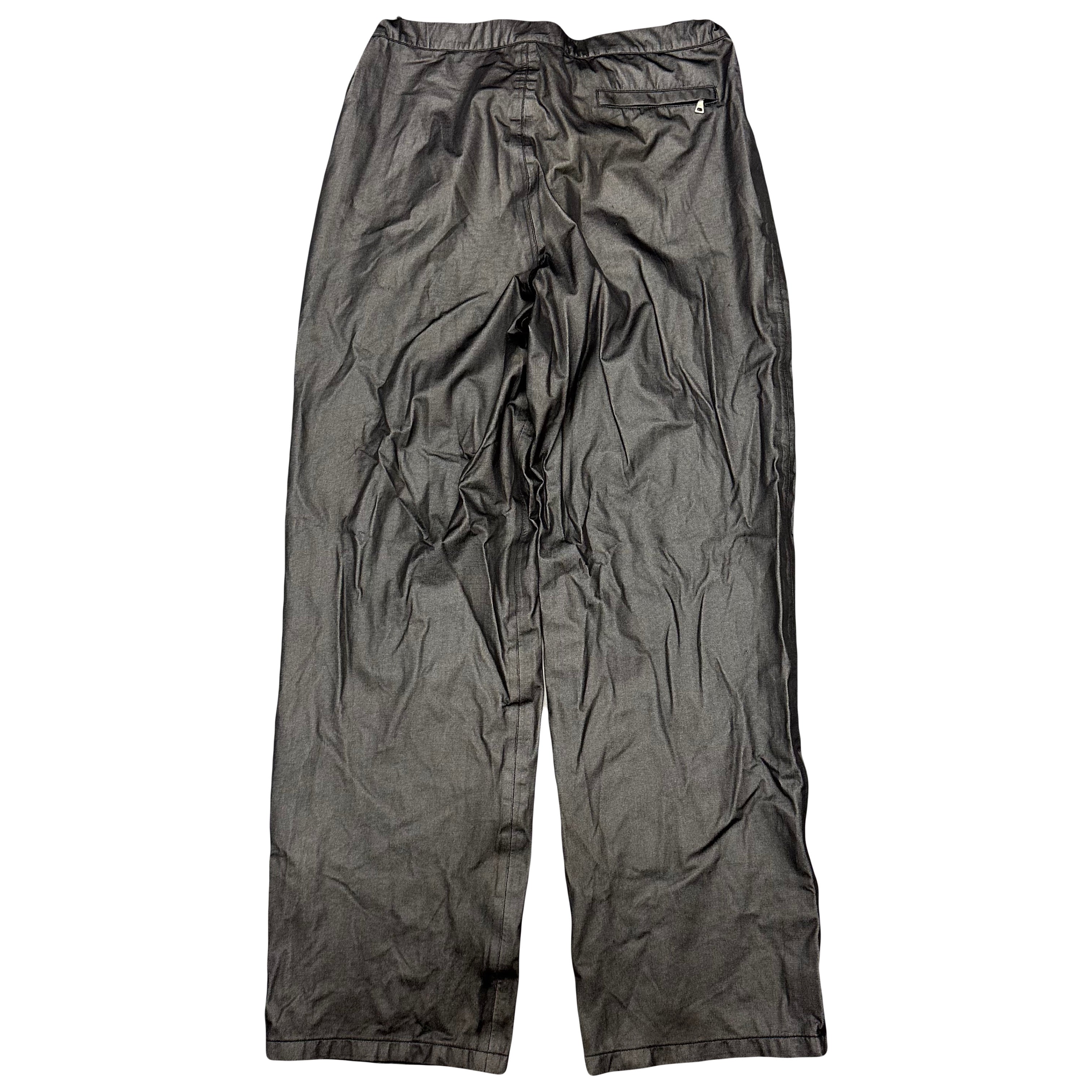 Prada Nylon Trousers In Black ( XL )