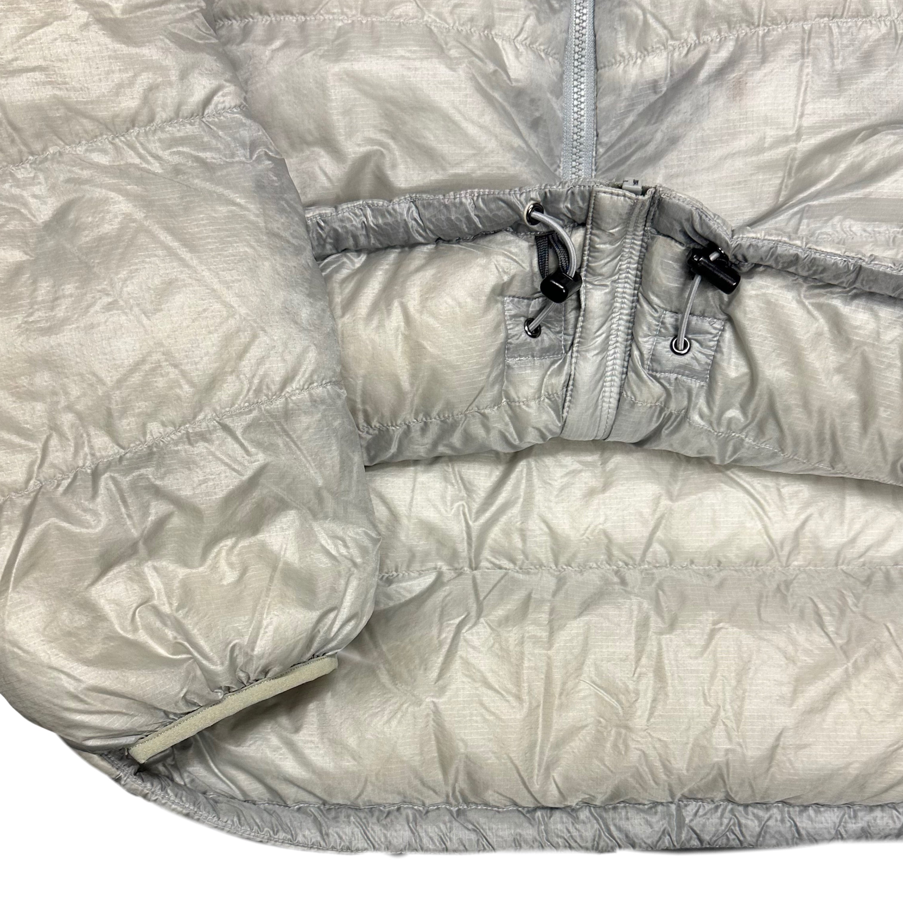 Montbell Down Puffer Jacket In Silver / Grey ( XL )
