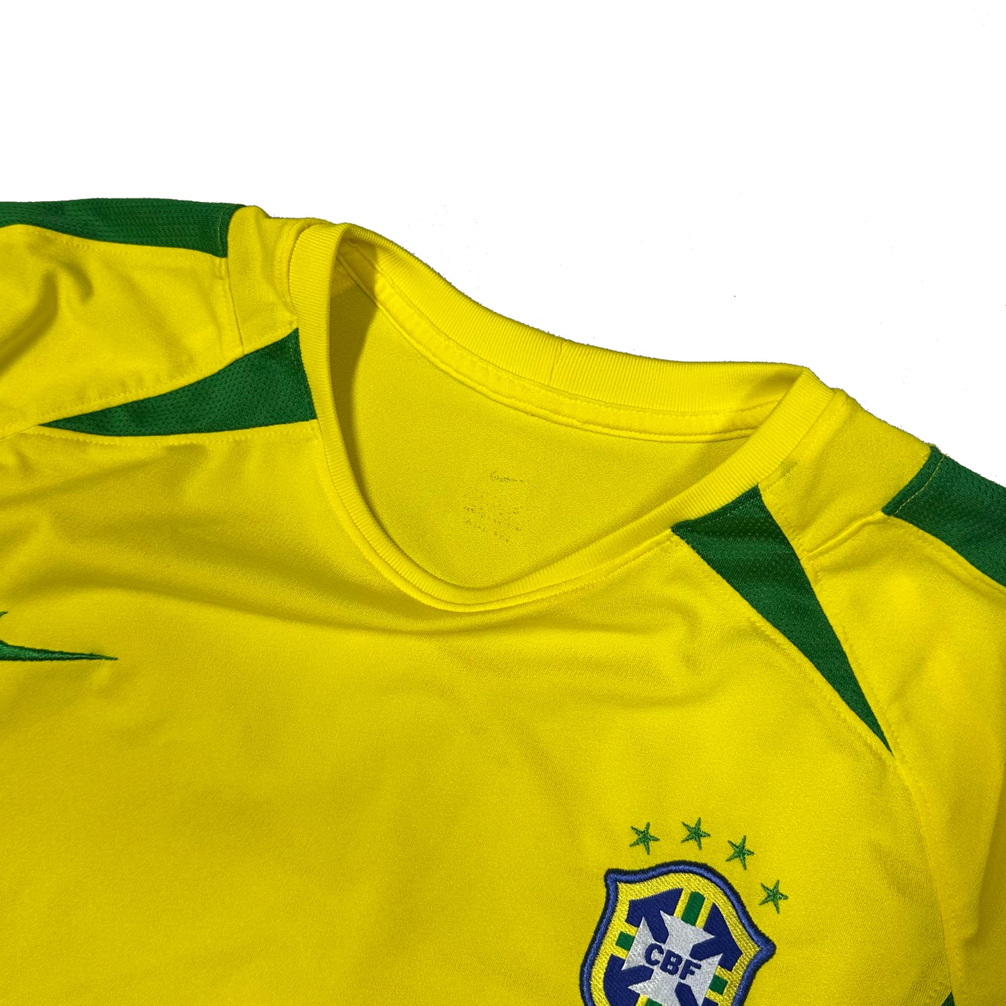 Nike Brazil 2004 Shirt In Yellow ( M )