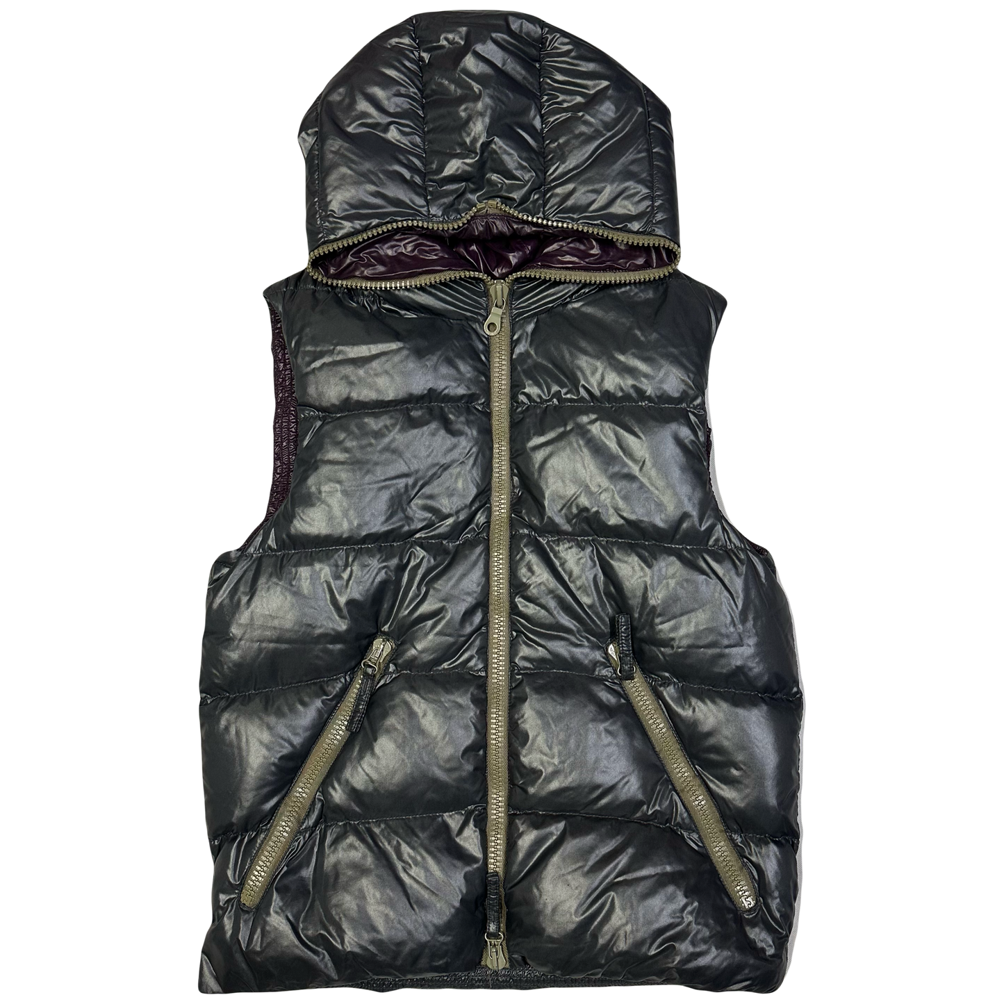 Duvetica Puffer Gilet In Grey ( S )