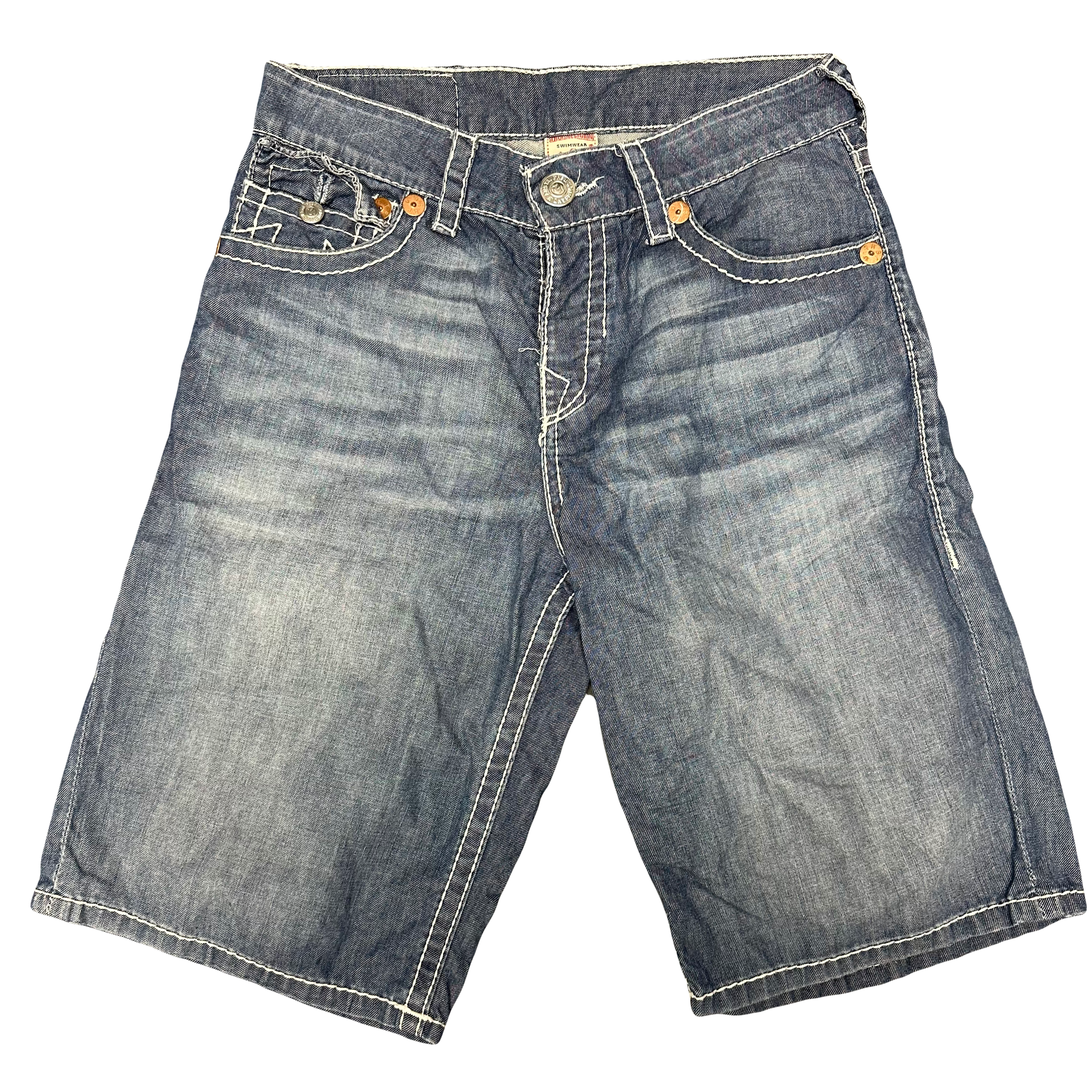 True Religion Contrast Stitch Jorts ( W31 )