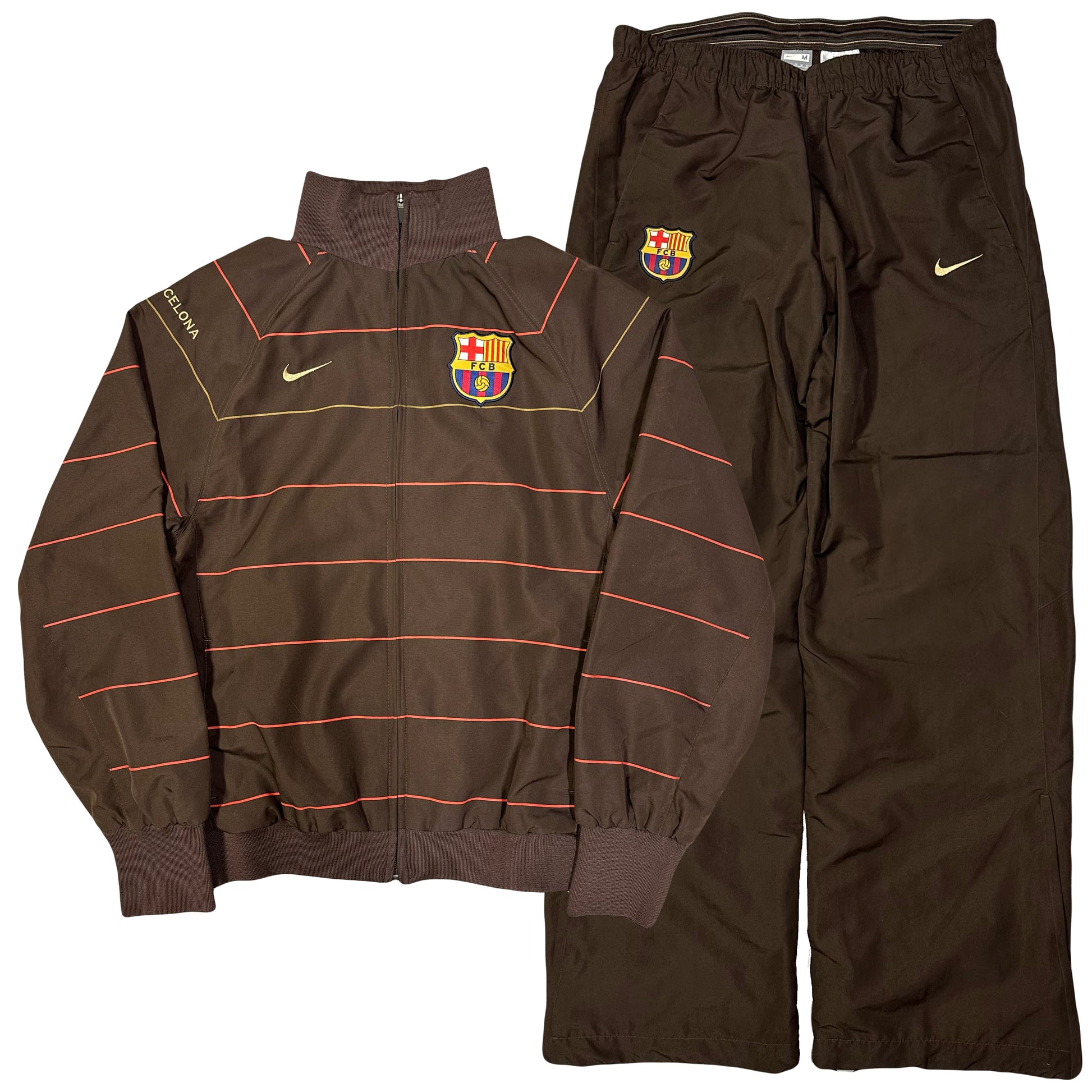 Nike Barcelona 2008 Tracksuit In Brown ( M ) - 1036 Emporium