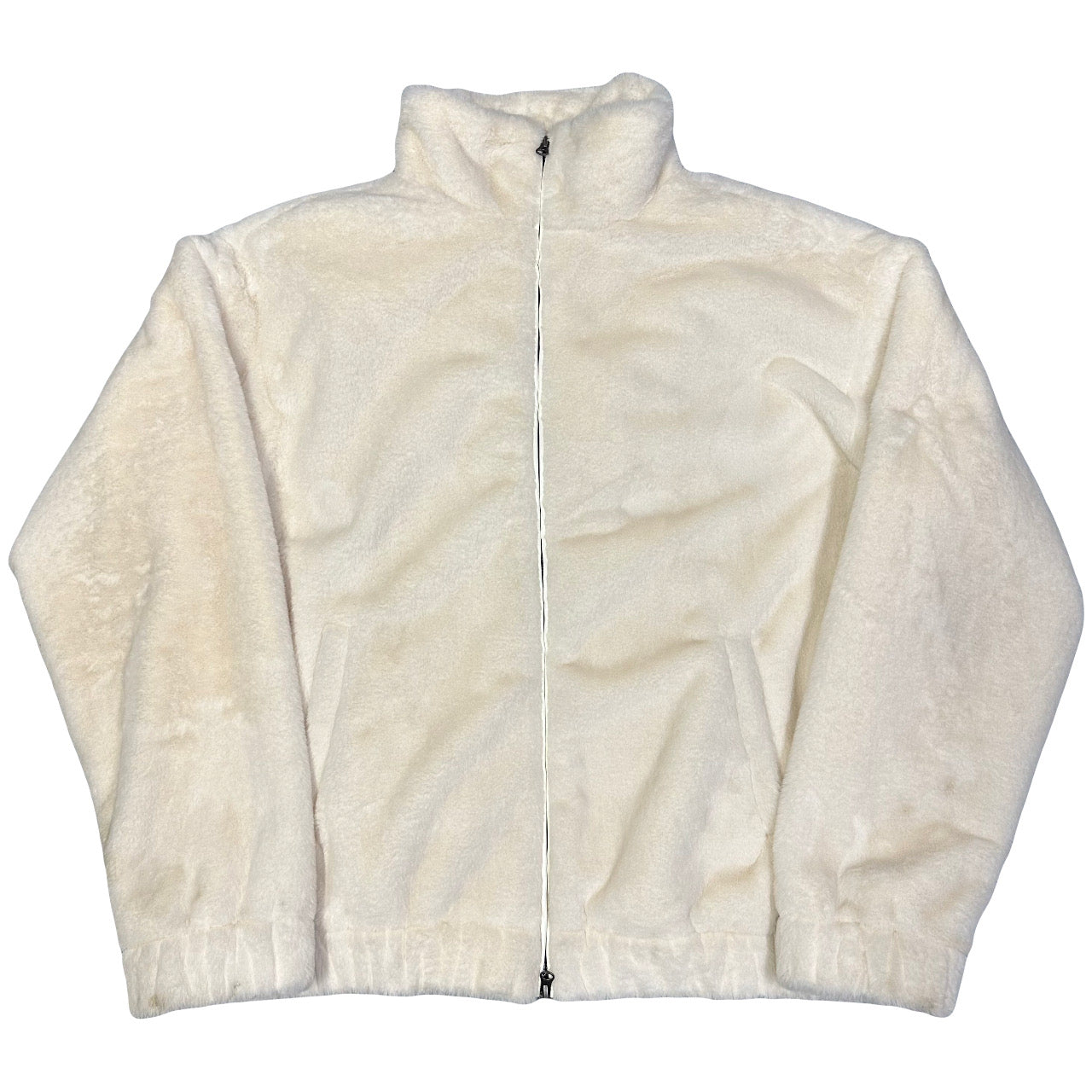 Avirex Fur Jacket In White ( L )