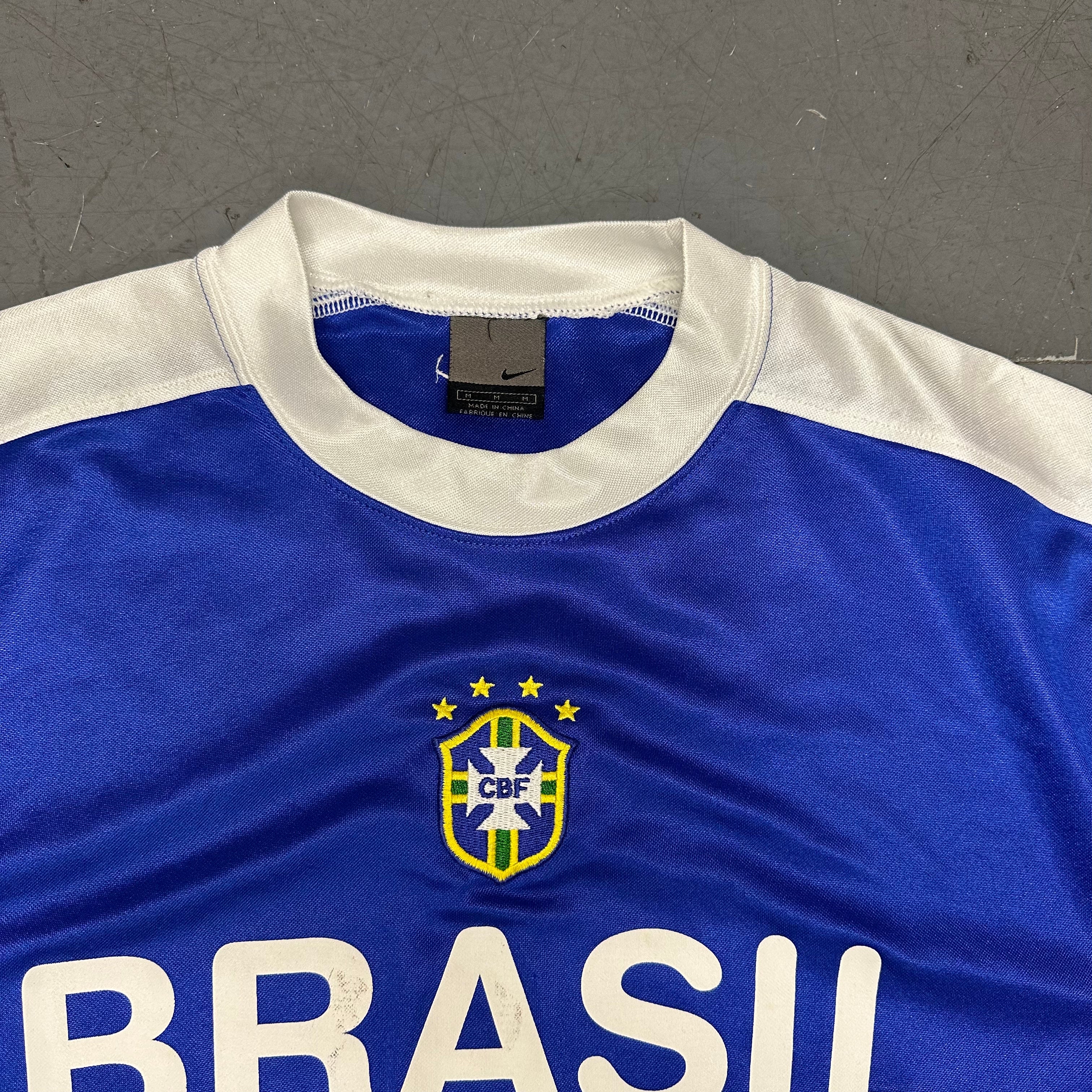 Nike Brazil Training Shirt In Blue ( M )