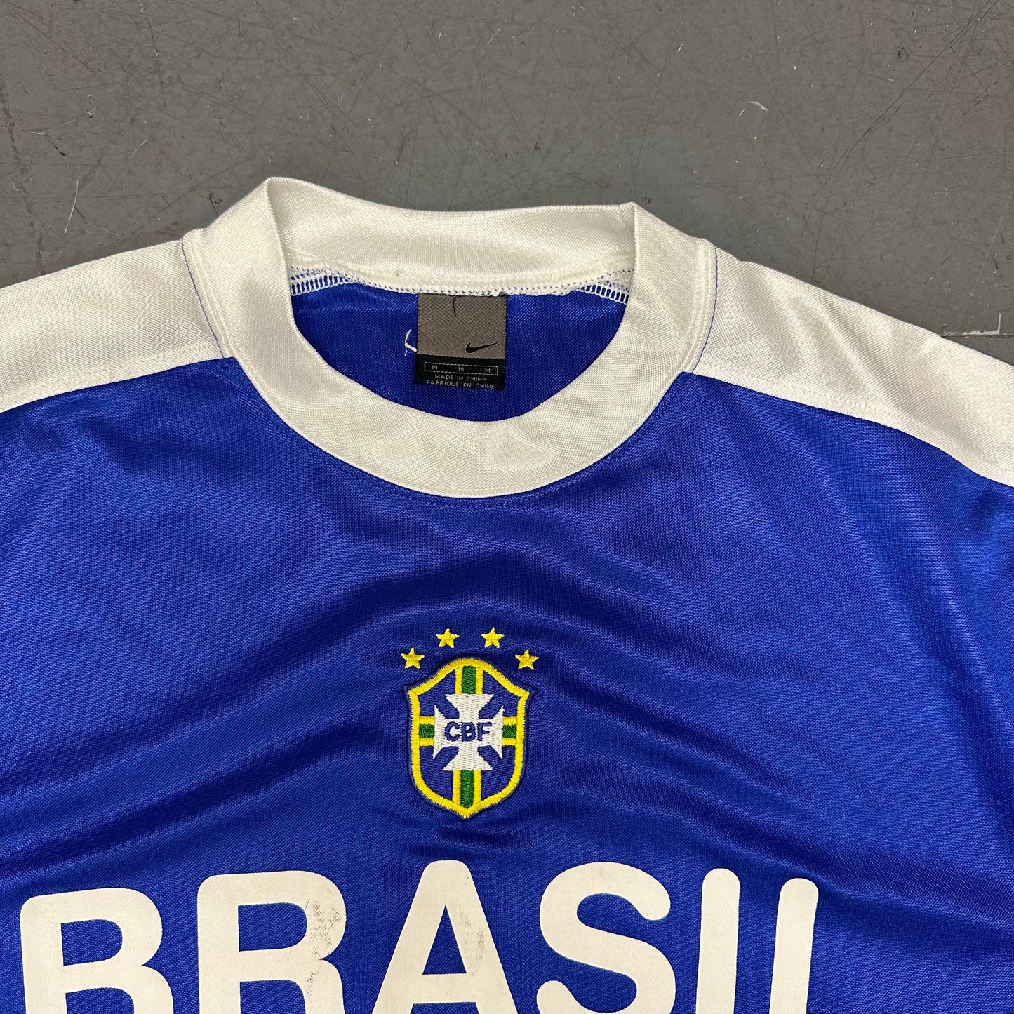 Nike Brazil 2002 Training Shirt In Blue ( M )