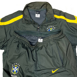 Nike Brazil 2009/10 Tracksuit ( M )
