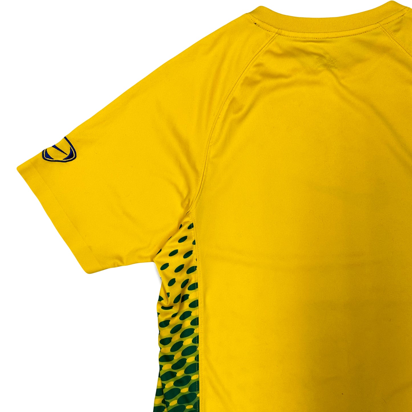 Nike Brazil 2000s Shirt In Yellow & Green ( S )