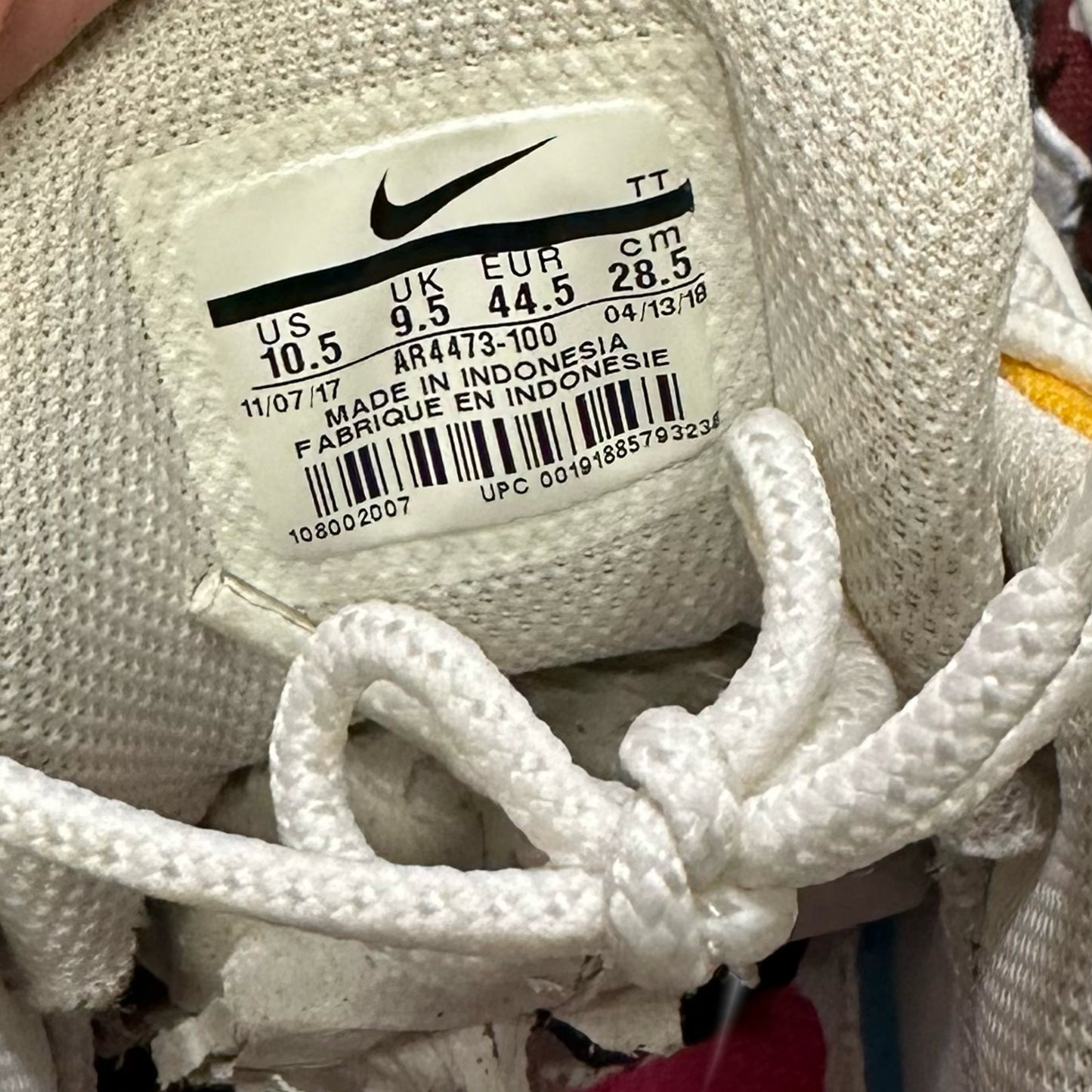 Nike Air max 95 ERDL Party In White ( 9.5UK / 10.5US )
