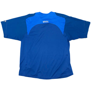 Nike 2004 Brazil Training Shirt In Blue ( XL )