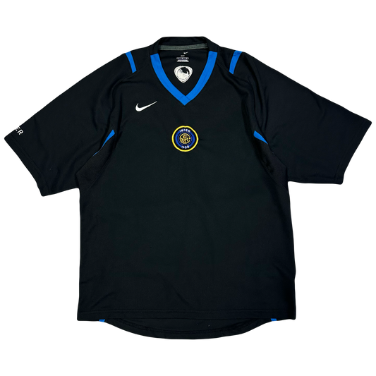 Nike 2006/07 Inter Milan Total 90 Training Shirt In Black ( L )
