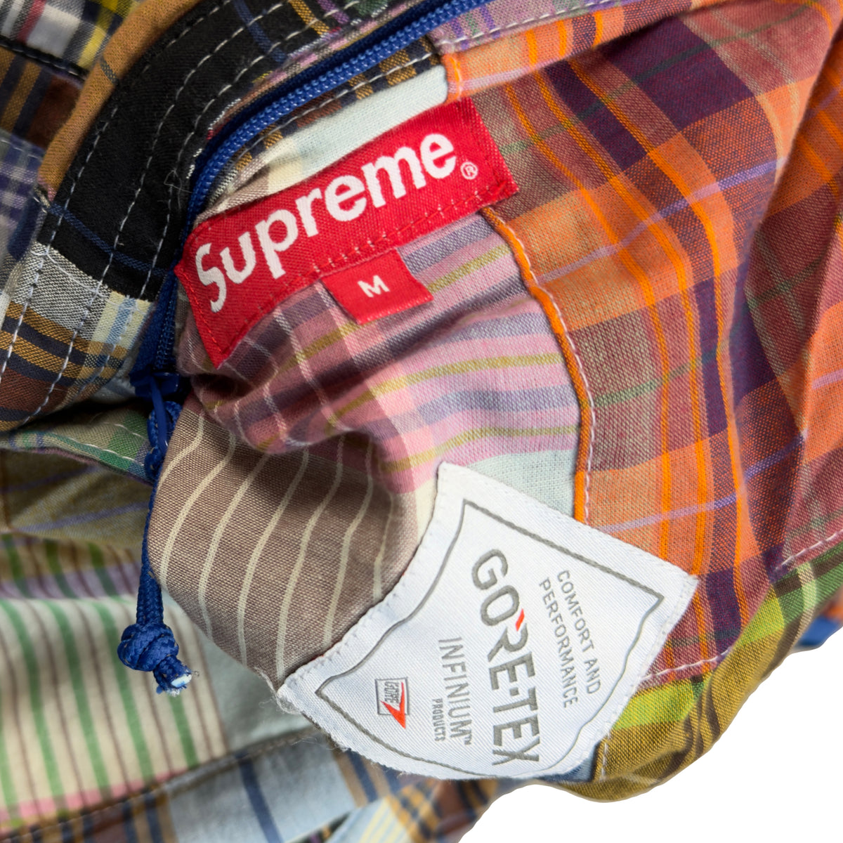 Supreme Madras Reversible Down Puffer Jacket (M)