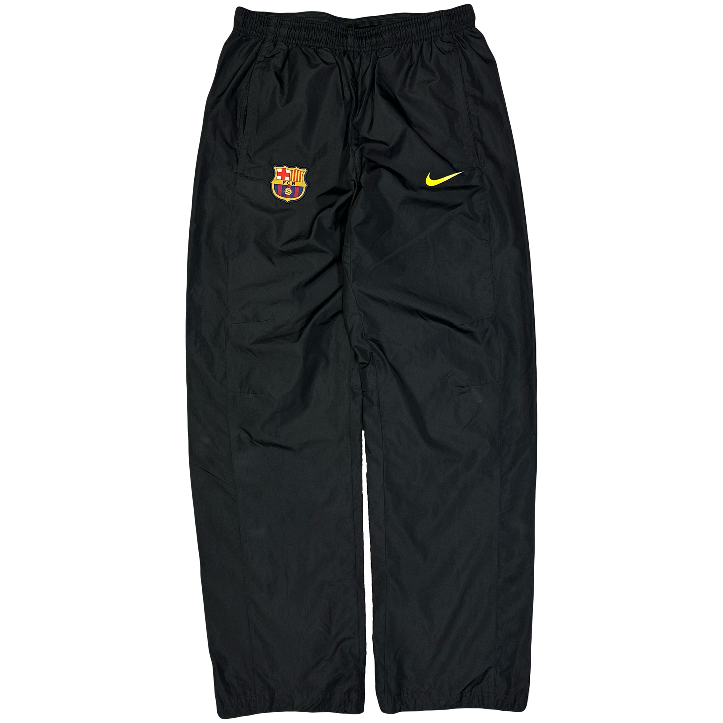 Nike 2010/11 Barcelona Tracksuit In Black & Yellow ( S )