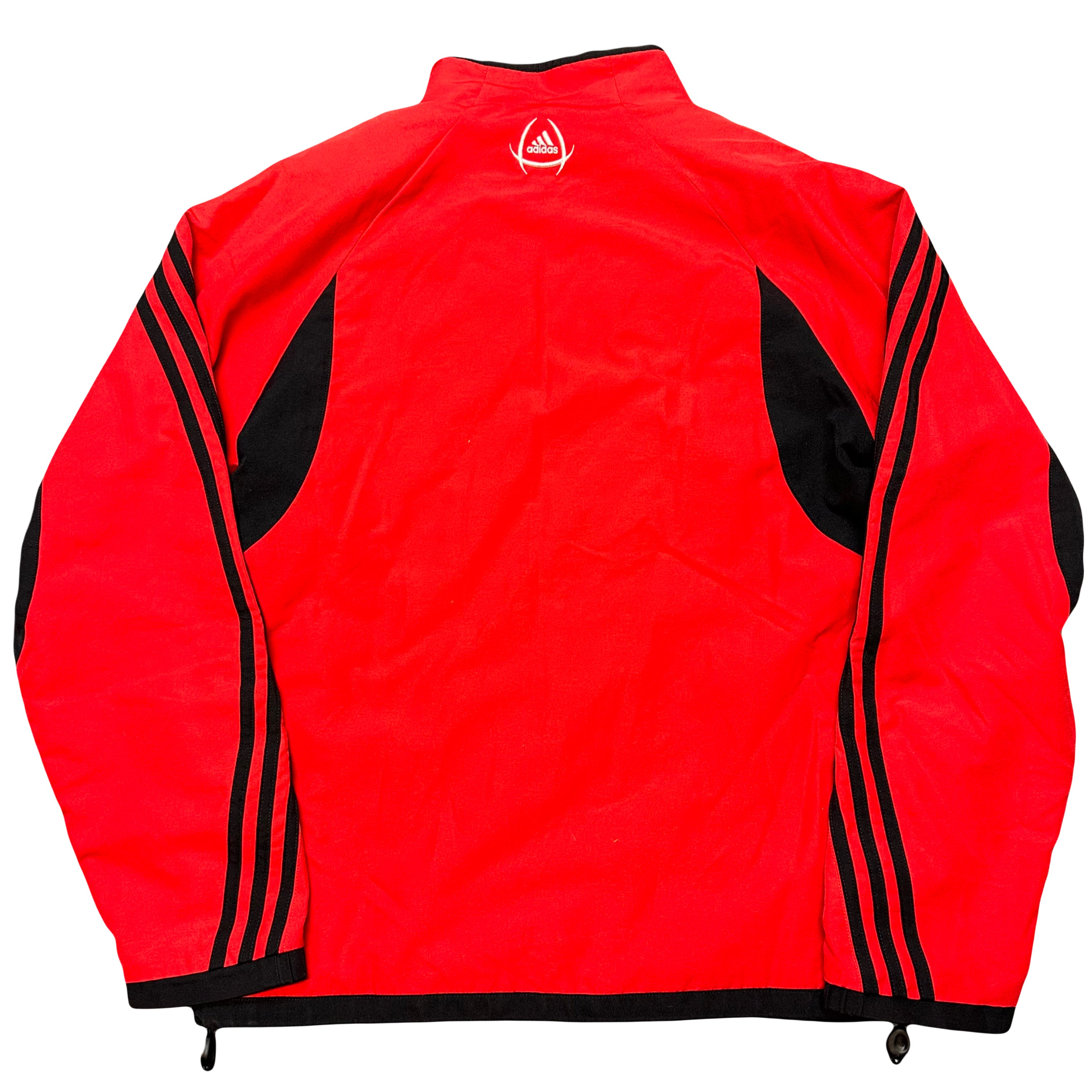 Adidas 2005/06 AC Milan Tracksuit Top In Red ( S )