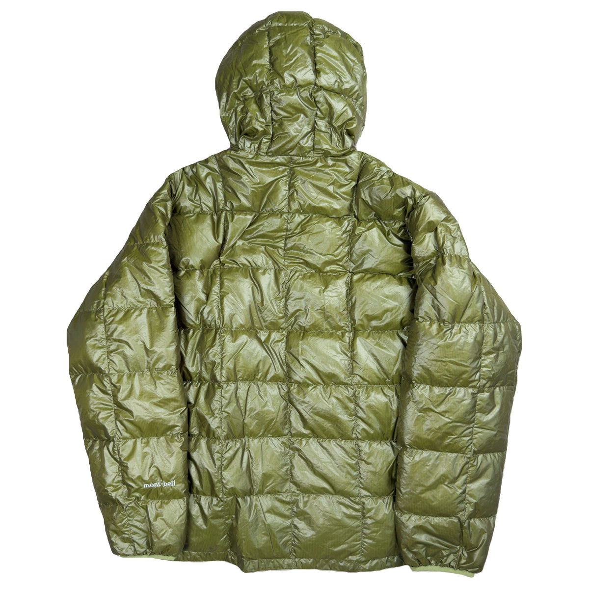 Montbell Superior Down Parka Puffer Jacket In Khaki Green (XL)