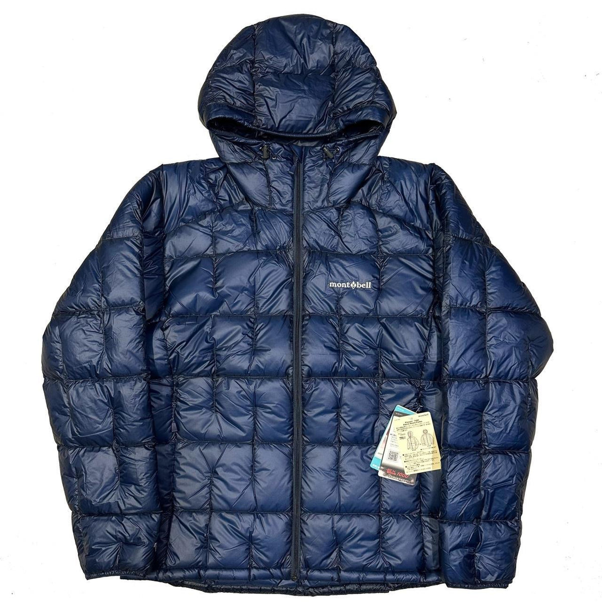 Montbell Plasma 1000 Alpine Down Parka Puffer Jacket In Navy Blue (L)