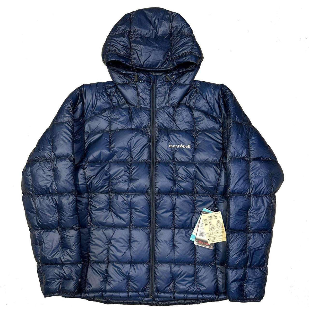 Montbell Plasma 1000 Alpine Down Parka Puffer Jacket In Navy Blue (L)