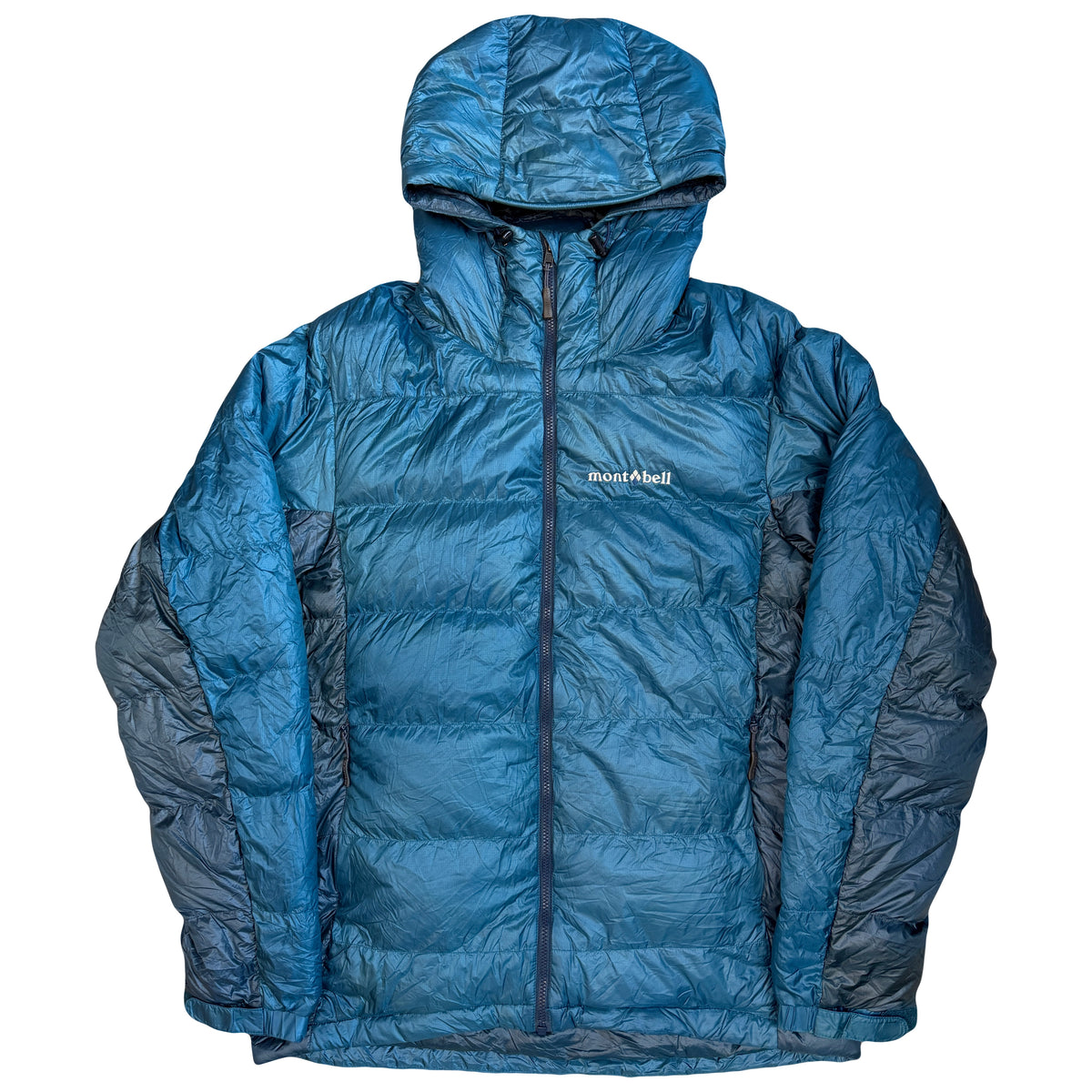 Montbell Alpine Down Parka Puffer Jacket In Blue (M)