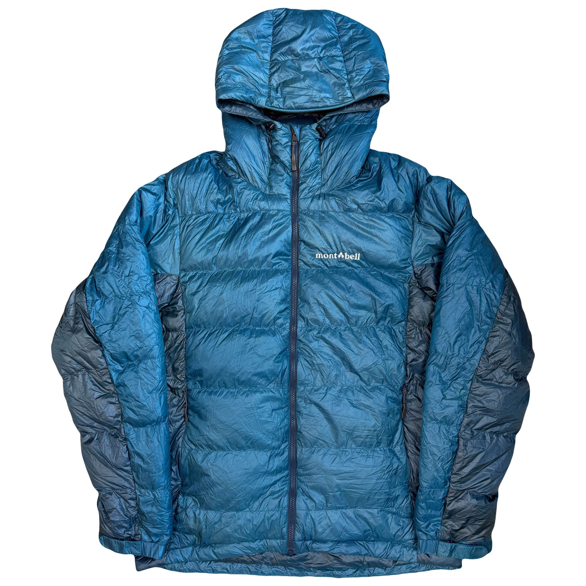 Montbell Alpine Down Parka Puffer Jacket In Blue (M)