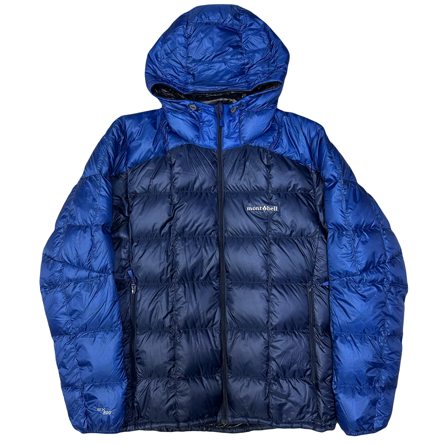 Montbell Superior Down Parka Puffer Jacket In Navy & Blue ( L )