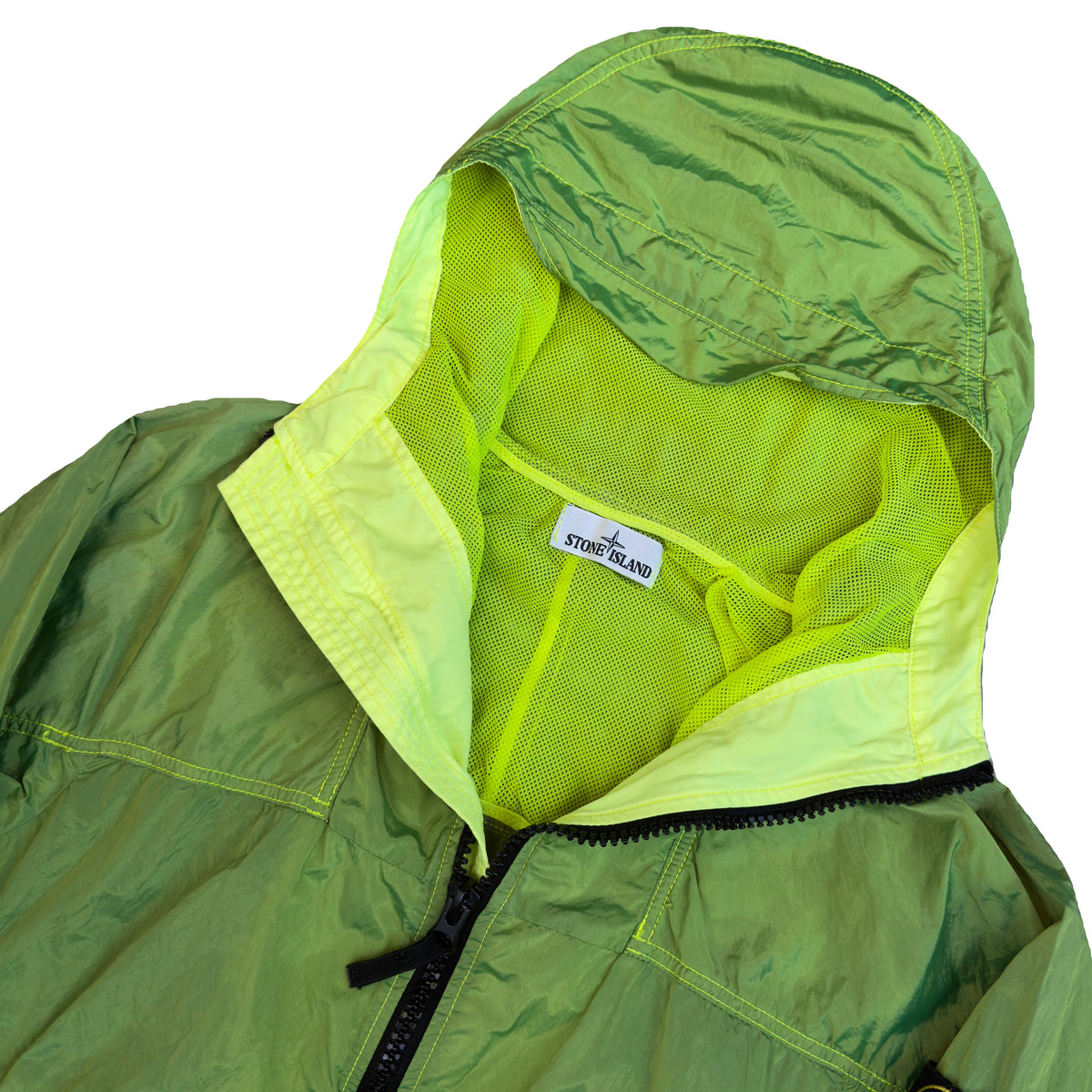 Stone Island SS/19 Nylon Metal Watro Jacket In Green (L)