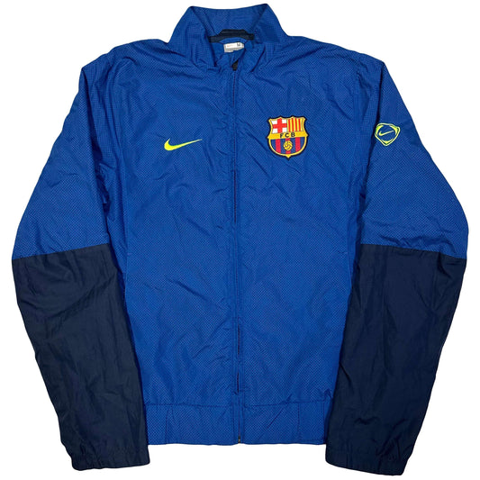 Nike Barcelona 2009/10 Tracksuit Top In Blue ( M ) - 1036 Emporium