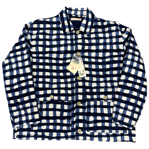 Uniqlo X Marni Check Jacket In Blue & White ( XXL )