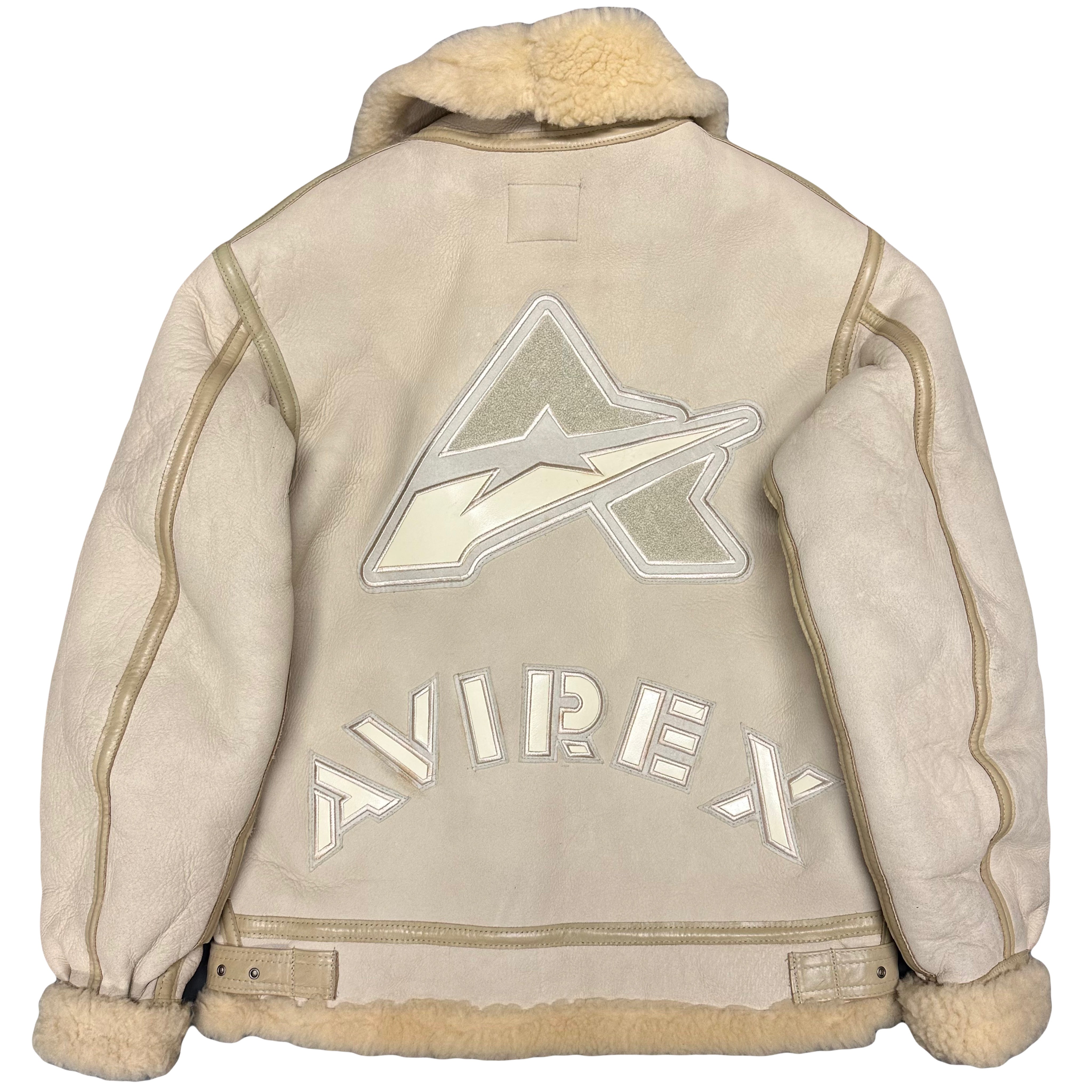 Avirex Spellout B-3 Sherpa Jacket ( 36 / M )