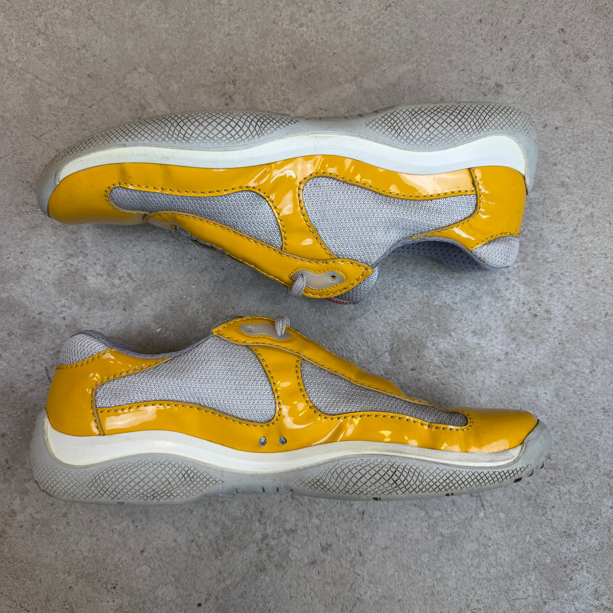 Prada America’s Cup In Sneakers In Yellow (9UK)