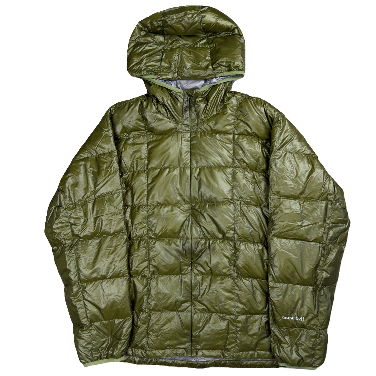 Montbell Superior Down Parka Puffer Jacket In Khaki Green (L)