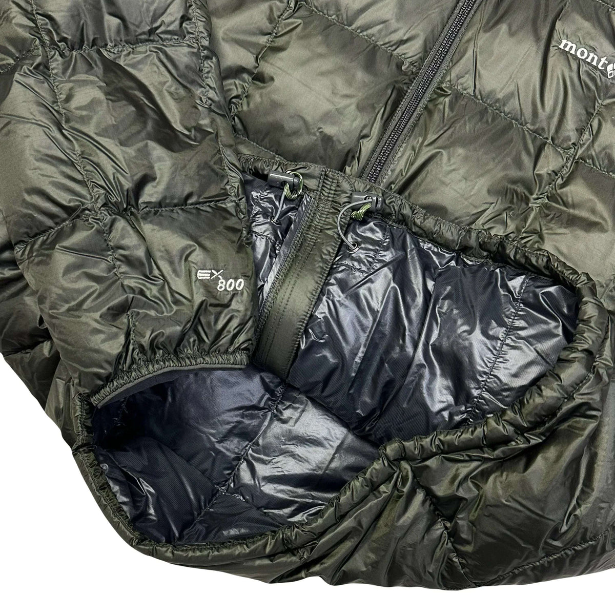 Montbell Superior Down Parka Puffer Jacket In Dark Green (US/EUR XL)