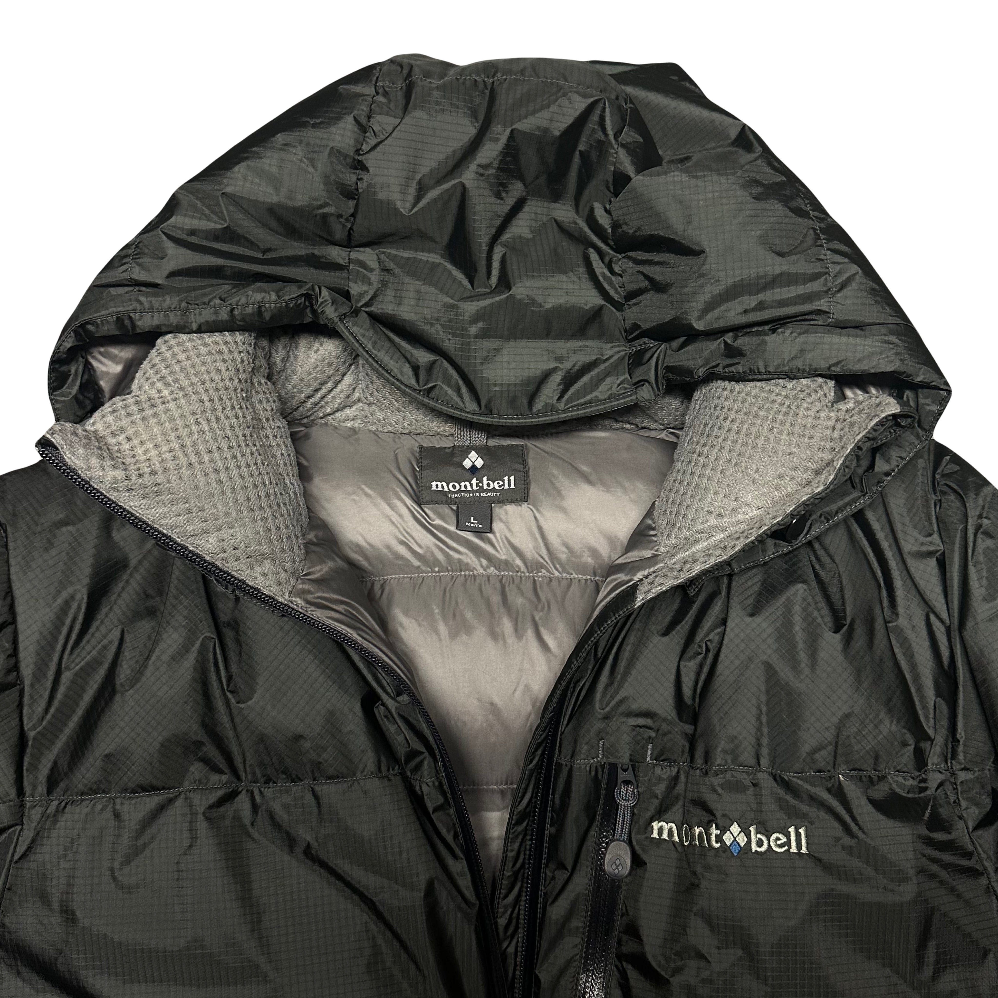Montbell EX 800 Wind Stopper Down Puffer Jacket In Black ( L )