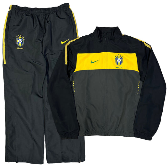 Nike Brazil 2010/11 Tracksuit In Black ( M )