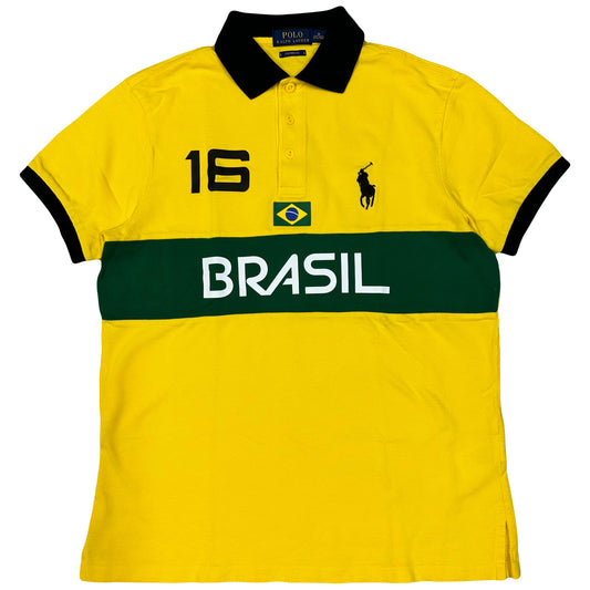 Ralph Lauren Brazil Polo In Yellow ( M )