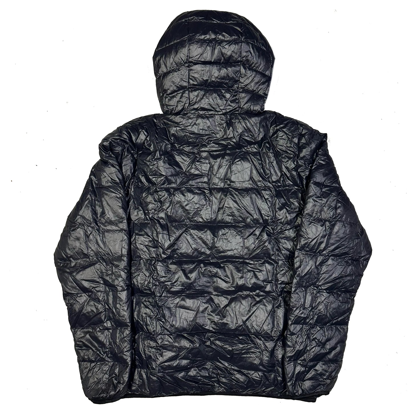 Camp 7 Square Stitch Puffer Jacket In Black (XL)