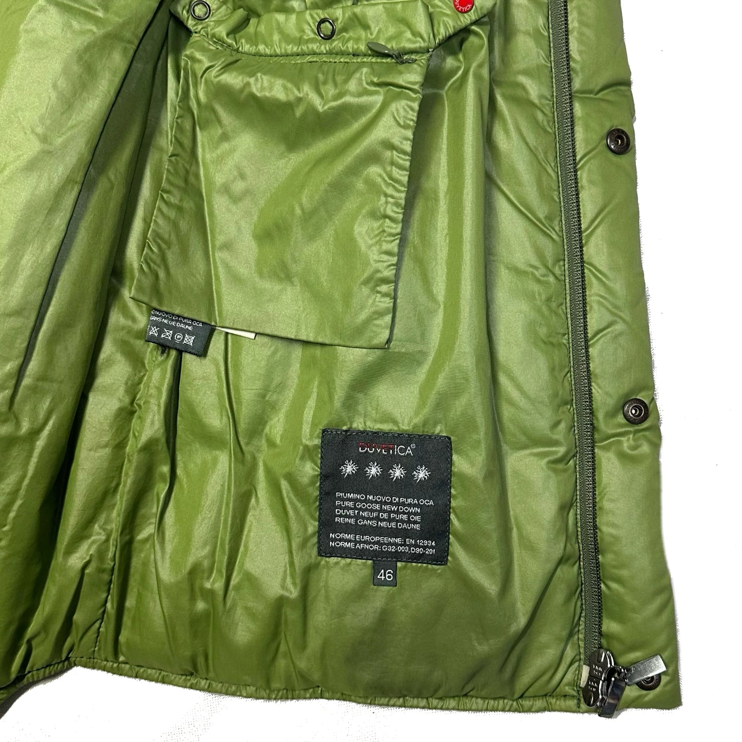 Duvetica Puffer Gilet In Green (S)
