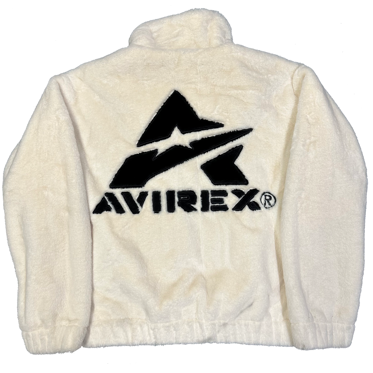 Avirex Fur Jacket In White ( L )