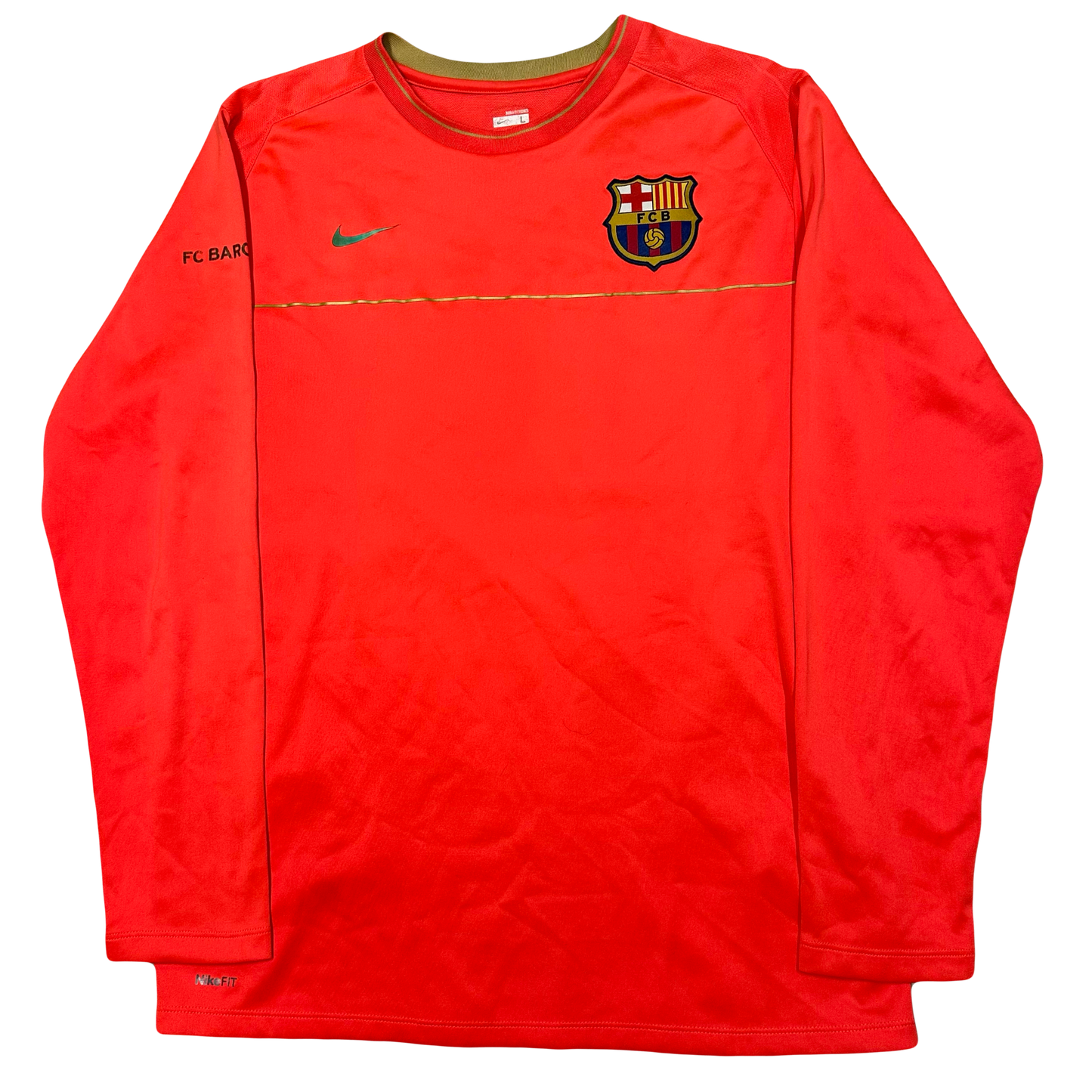 Nike Barcelona 2008 Training Top In Red ( L )