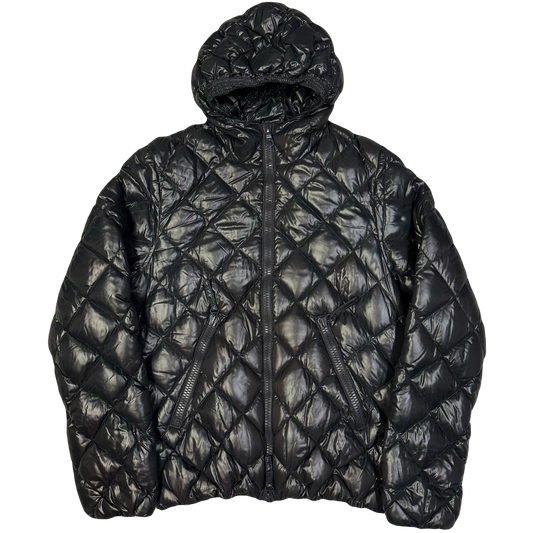 Duvetica Diamond Stitch Puffer Jacket In Black ( S )