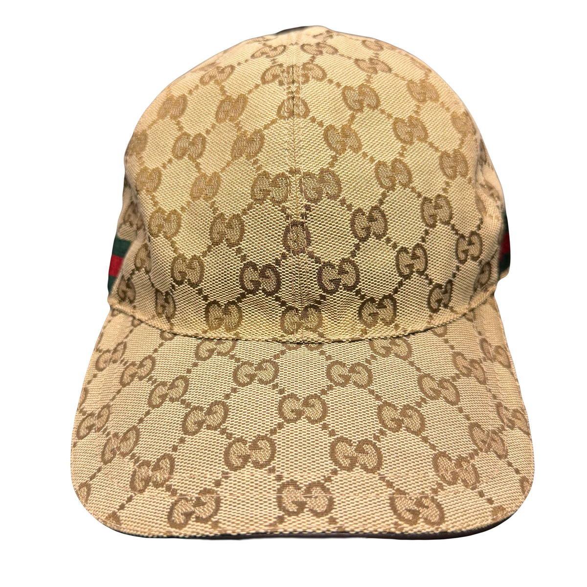 Gucci Monogram Cap In Tan (XL)