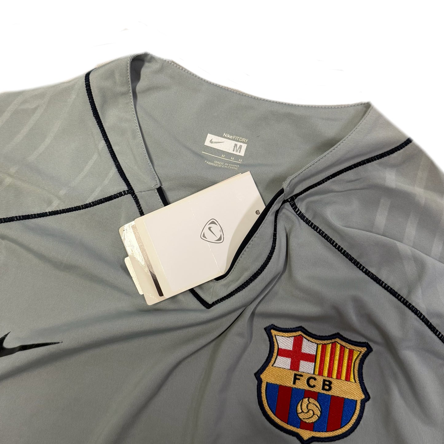 Nike Barcelona 2007/08 Training Shirt In Grey (M)